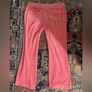 Velour straight leg lounge sweat pants